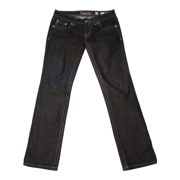 Miss Me JE5637P Capri Jeans Size 28 X 29 When Cuffed 26.5" New No Tag Bling - Picture 1 of 13